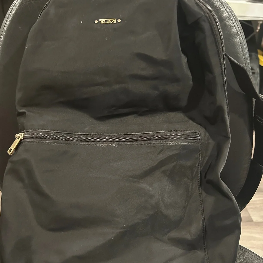Tumi “Just in Case” Black Backpack - Sleek Everyday Carry Unisex